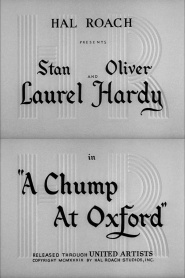 A Chump at Oxford